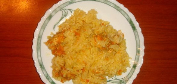 Плов с курицей в мультиварке