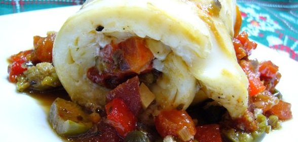 Средиземноморские рыбные рулетики