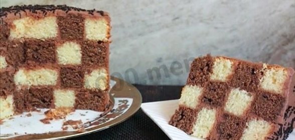 Шахматный торт