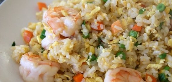 Рис с креветками