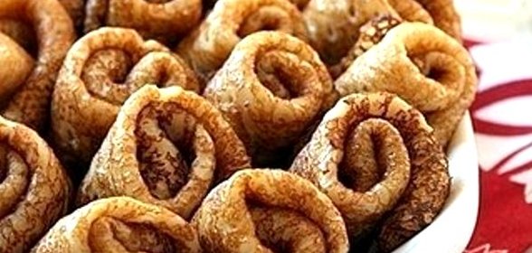 Заварные блинчики на кефире