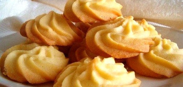 Тающее песочное печенье