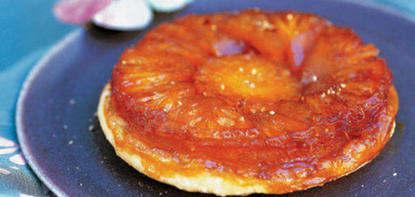 Тарталетки с ананасом