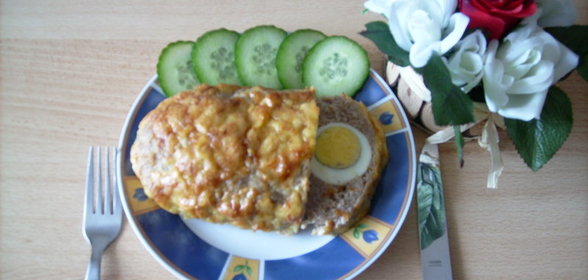 Рулет из мясного фаршаБычий глаз(вариант)