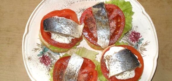 Бутерброды открытые