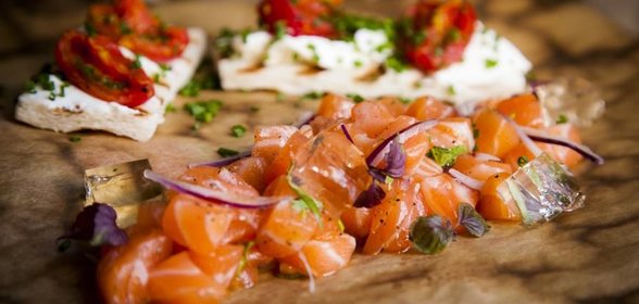 Тартар из лосося