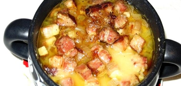 Гороховая каша в духовке