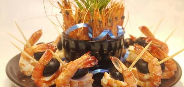 Канапе „Романтическая креветка