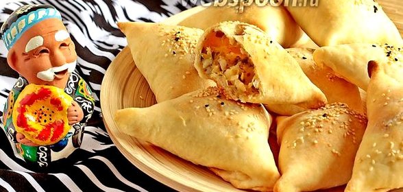 Самса с капустой и картофелем