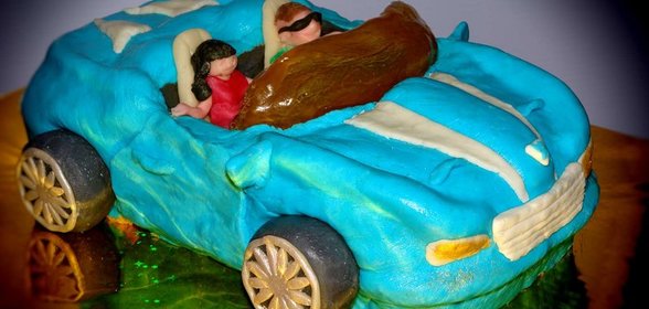 Торт Спортивное авто