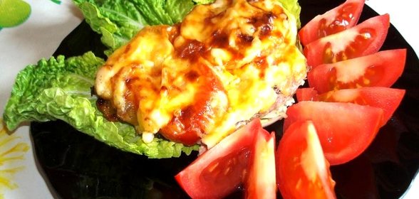 Свинина в духовке с сыром