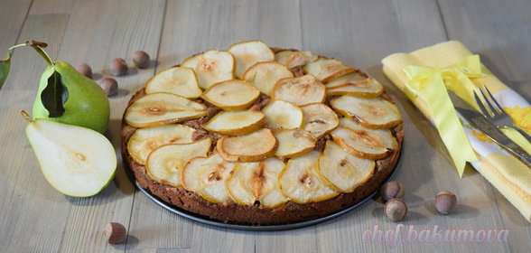 Грушевый пирог с шоколадом и фундуком. Видео