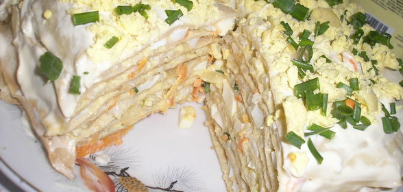 Блинный пирог Весеннее настроение