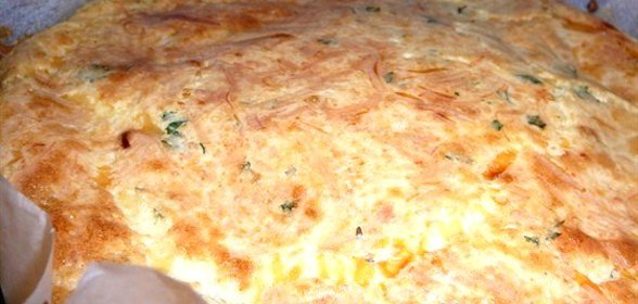 Сырный пирог-суфле