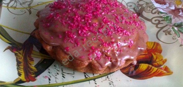 Кекс с вареньем на кефире