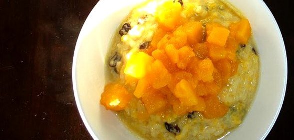 Ароматная тыквенная каша с кокосом