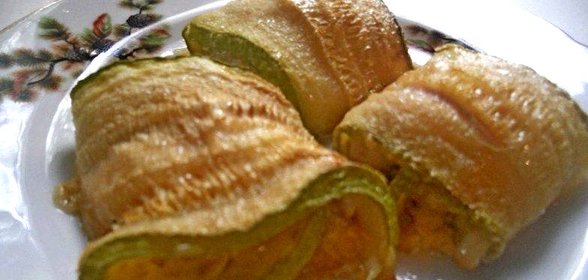 Рулетики из кабачков