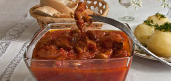 Лечо из лисичек