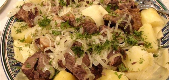 Бешбармак с картошкой