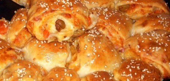 Пицца в рулете (разборная пицца)