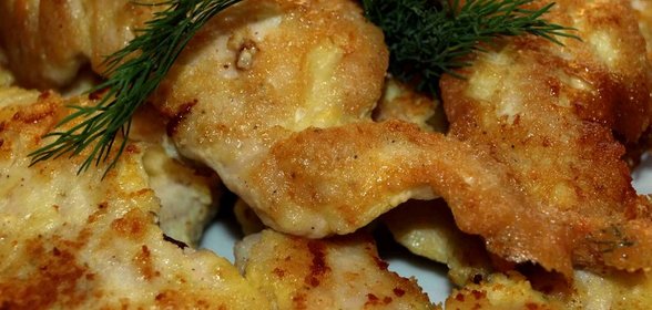 Куриные отбивные в кляре из миндальной муки