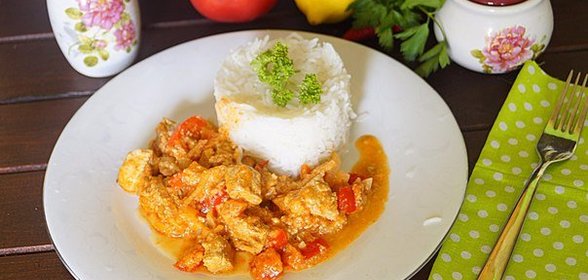 Тигадегена – тушеное мясо с овощами