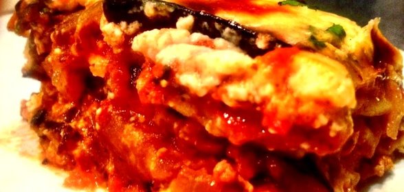 Мусака из баклажанов и помидоров