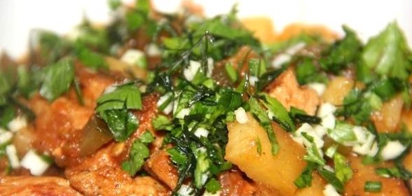 Азу по-татарски со свининой