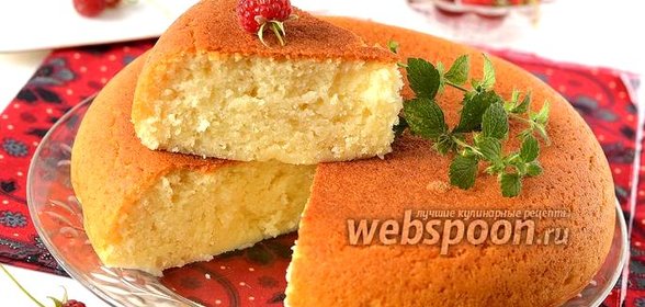 Индийский бисквит без яиц в мультиварке