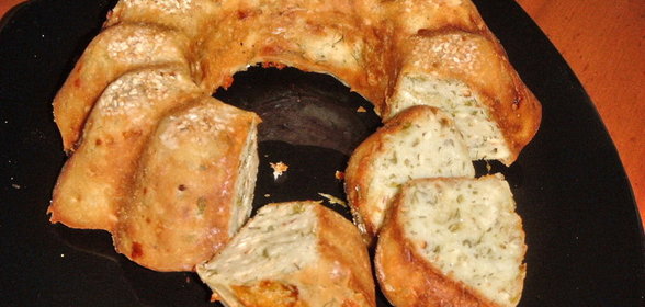 Сырный кекс