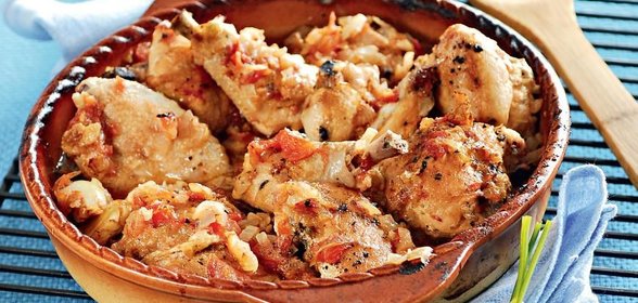 Коккинисто - курица в томатном соусе