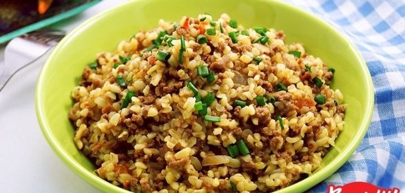 Булгур с говядиной