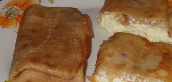 Блинчики с творогом