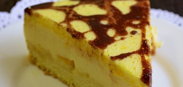 Торт «Персиковое птичье молоко для Аллы!»