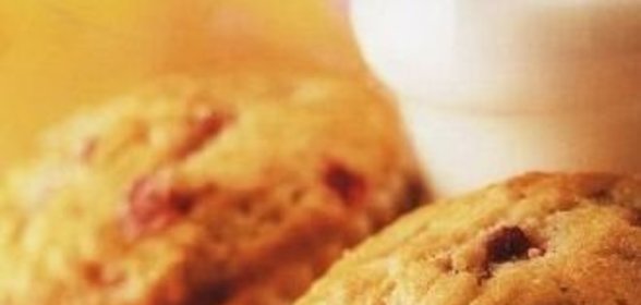 Кексы с клубникой