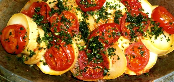 Запеканка с мясом и овощами