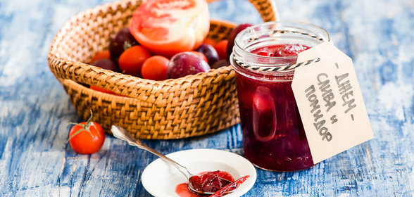 Джем из сливы и помидоров