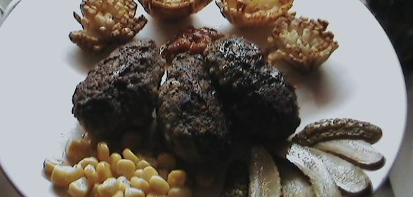 Зразы из баранины с курагой