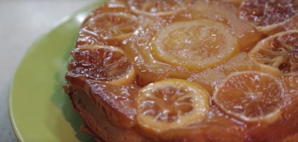 Лимонный кекс-перевертыш. Видео