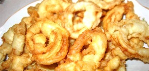 Кальмары в кляре