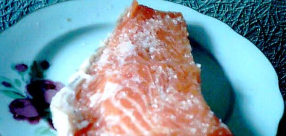 Пряная малосольная норвежская семга, маринованная с апельсином