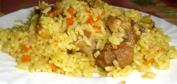 Плов узбекский из баранины