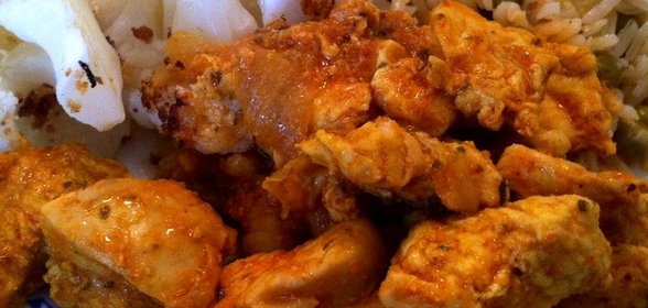 Куриные грудки с цветной капустой