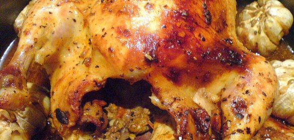 Нежная и острая курочка, запечённая в пакете