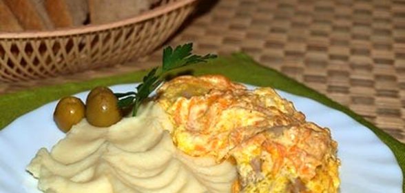 Курица с морковью