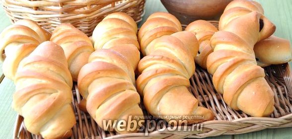 Рогалики с изюмом