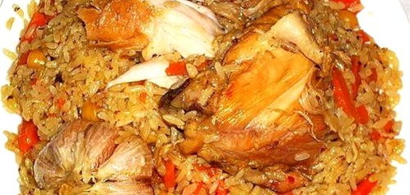 Узбекский плов с курицей