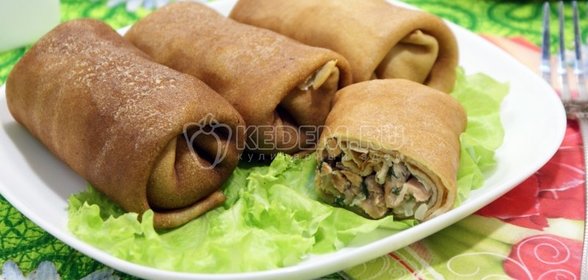 Блины с рыбой