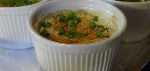 Грибной Жульен с Омарами и Гребешками