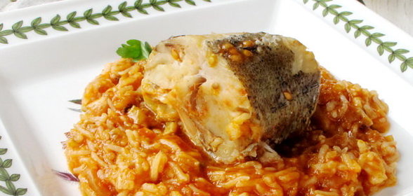 Рыба с рисом по-тунисски